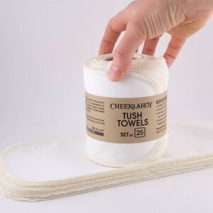 (NWT) Cheeks Ahoy Tush Towels • Reusable Toilet Tissue